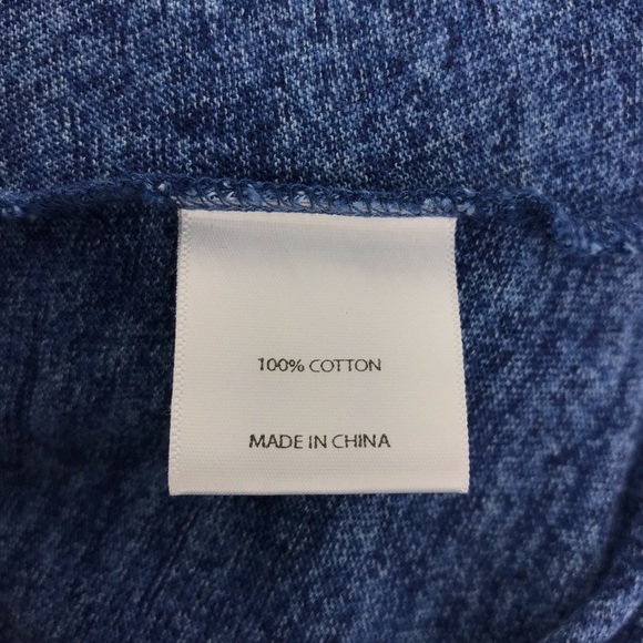 Max N Chester Blue Ruffle Hem Peplum Style Top, Size 6 - Picture 6 of 7